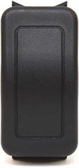 BH Electronics Blank Filler Rocker Switch | 1 x 1/2 Inch Black