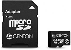 CENTON Electronics Centon Electronics S1-Msdxc10-64Gtaa Taa-Compliant 64Gb Micro Sdxc Class 10 Flash Card