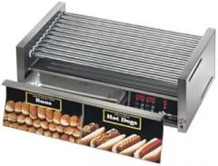 Star - 50SCBDE - Grill-Max Pro Electronic 50 Hot Dog Roller Grill w/Bun Drawer