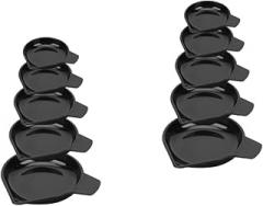 SECFOU 10pcs Plastic Kitchen Electronic Scale Trays Multi-Purpose Weighing Dish for Jewelry Food and Objects Material Pointed Mouth Design for Easy Pouring