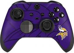 Skinit Decal Gaming Skin Compatible with Xbox Elite Wireless Controller Series 2 - Officially Licensed NFL Minnesota Vikings Double Vision Design