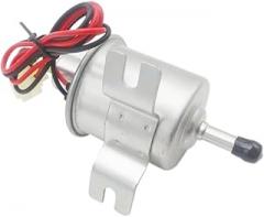 [ Car Accessories Excavator Accessories HEP-02A Fit for KUBOTA Fit for Isuzu Modified Fuel Pump External 12V24V Electronic Pump Easy to Install ](12V Silve)