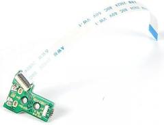 YuanHolumid Micro USB Charging Port Socket Board with Flex Ribbon Cable Screwdriver for PS4 Controller Board JDS-040 JDS 040 Version PlayStation 4 Controllers