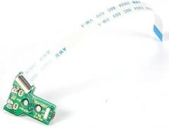 YuanHolumid Micro USB Charging Port Socket Board with Flex Ribbon Cable Screwdriver for PS4 Controller Board JDS-040 JDS 040 Version PlayStation 4 Controllers