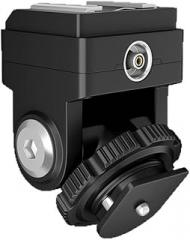 Rotating Flash Mount Bracket for DSLR Camera Height Adjustment Metal Build