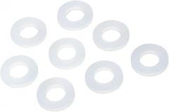 50/100/200 Pcs Nylon Insulation Gasket - Wear-Resistant Round Flat Washer - Thickened Hard Plastic Spacer Pad for Electronics, Plumbing & DIY