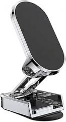 HBJWOV Folding Magnetic Suction Car Phone Holder, Rotating Base, Fixed Phone Support for Cars