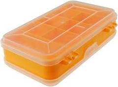 Two-Layer Components Storage Case, Plastic Tool Storage Box, Organizer Small Parts Tool Box for Storage Small Parts Electronic Components