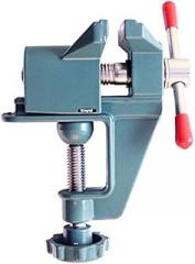 Miniature Aluminum Vise for Jewelry, Hobby, Model Building & Electronics – Precision Clamp for Sanding, Drilling, Carving, and More