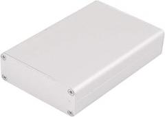 82 x 50 x 20mm Multi-Purpose Electronic Extruded Aluminum Enclosure Silver Tone(82 x 50 x 20 mm Mehrzweck-Elektronikgehäuse aus extrudiertem Aluminium mit Silberton