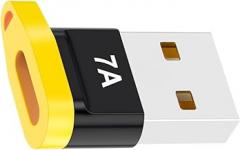 USB Male to Type C Female Adapters for Electronic Gadgets Power Delivery