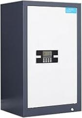 Electronic Combination & Fingerprint Lock Steel File Cabinet - Secure Data Storage Cupboard with Adjustable Shelves for Office/Home,Fingerprint Lock