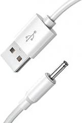 USB to 3.5x1.35mm Power Cable Extension Cord Line Black for Electronic Devices