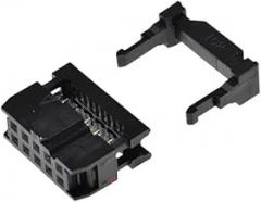 10Pcs Fc-10P IDC Socket Pitch 2.54Mm Jtag Isp Plug Connector Double Row Female 2X5Pin 10Pin 10P for Dc3 IDC Box Header for Cable New 2026 High for Reliable Electronic Component