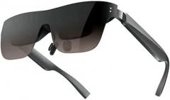 Compatible for Meizu StarV View AR Smart Glasses 3D Max Private Cinema AI Glasses VR Private Theater 0°~600° Myopia HD Viewing Screen Glasses(Gray)