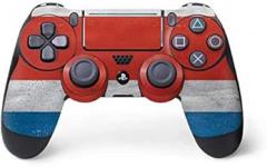 Skinit Decal Gaming Skin Compatible with PS4 Pro/Slim Controller - Costa Rican Flag Distressed Design