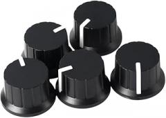 5Pcs 24 * 15Mm Potentiometer Knob Cap Flower-Axis Volume Control Knobs White for Encoder New 2026 High for Reliable Electronic Component, Precision, Stable Performance