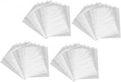 100pcs Clear PVC Heat Shrink Wrap Bags for Shoes Bottles Candles DIY Crafts Protective Packaging Film for Food Gifts Electronics