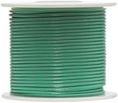 28 AWG Gauge Stranded Hook Up Wire, 1000 ft Length, Green, 0.0126