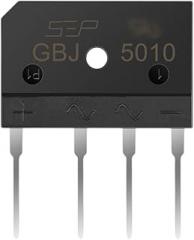 5Pcs Bridge Rectifier GBJ5010 50A 1000V for Induction CookerMiCro-Wave Oven Rectifiers Gbj 5010 New 2025 Arrival High Reliable Electronic Component, Precision, Stable Performance