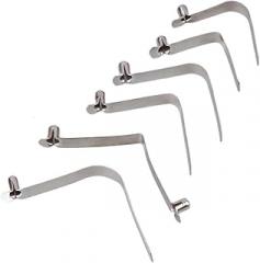 Spring Clips 100PCS Pipe Single Button Snap Locking V Type Caravan Steel Kayak Spring Clip for Electronic,Household Appliance,Automotive Part