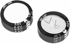 ZYAMY 2pcs 5.5V 1.5F Super Farad Capacitors C-Type Button Capacitor High Energy Low Resistance High Consistency for Consumer Electronics Toys