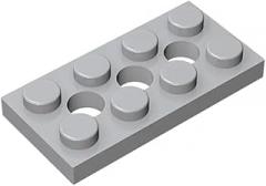 3709 Light Grey | 32001 3709 3738 Plate 2X6 2X4 2X8 with Holes Bricks Ioys for Technical Buildings Blocks Ioys for Unisex Gift 43857 DIY Moc New 2026 High for Reliable Electronic Component