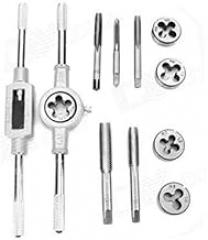 WLXY WL-6512 Professional 12-in-1 Tap & Die Tools Set - Black + Silver