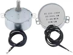 Stable Synchronous Electronic Starter 5-6 r/min Pro TYC-50 AC 220V 12V 50/60Hz Torque 4KGF.CM 4W CW/CCW Microwave Turntable for Fan(AC 220-240V)