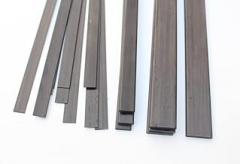 Precision Carbon Fiber Board - 0.5-4mm Thick, 3-20mm Wide - Electronics/DIY(6pcs 0.8 X 1.2mm)