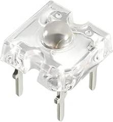 XYWHPGV 150pcs 3mm Piranha RED LED Diode Round Lights Super could be used with 4 PINS Clear 2V 20mA Bulb Lamps Electronic Components Filcker Light Emitting Diodes(2ECF0 7C02F 931B2 2802E 2