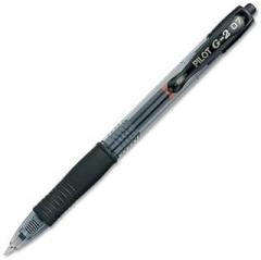 Pilot 31170 G2 Gel Ink Pen - Fine Pen Point Type - 0.7 mm Pen Point Size - Point Pen Point Style - Black Ink - 12 / Dozen