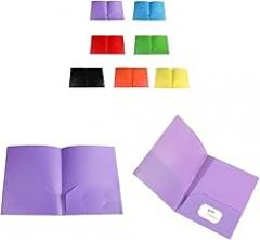 R6FF 1/6Pcs Two-Pocket Folders Letter Size Document Folders with 2 Pocket Holds 100 Sheets Presentation Folder 11.4x9.33Inch New 2026 High for Reliable Electronic Component