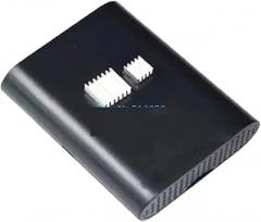3 Model B & 3B 3B+ 2 Black Case Cover Shell Enclosure Box Abs Box+ 2pcs Pure Aluminum Heat Sink New 2025 for Arrival High Reliable Electronic Component, Precision, Stable Performance