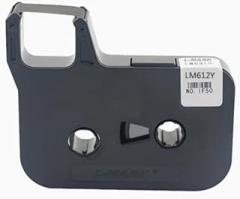 LM-612Y Yellow 12mm Label Tape Cassette Compatible with L-Mark Electronic Lettering Machine Tube Printer