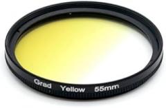 37/40.5/43/46/49/52/55/58/62/67/72/77/82mm Graduated Color Filters Gradual Color Neutral Density Camera Lens Filter Red Orange Yellow Green Blue Purple Grey Graduated Color Filters (Yellow,55mm)