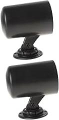 Mobestech 2pcs Car Gauge Holder Mount Black Auto Cup for Gauges Easy Installation for Dashboard Use for Exhaust Oil Water