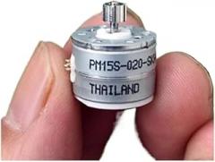 2-Phase 4-Wire 15mm Diameter Stepper Stepping Electronic Starter Rare Earth Rotor 18 Degrees with 15 Teeth Gear