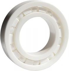 Full Ceramic Bearing, 1pcs 6804CE 20x32x7mm Zirconia Ceramic Construction, High Temperature Resistance,Corrosion Proof Ideal for Fishing, Industrial Electronic Equipment,Marine, Power and More.