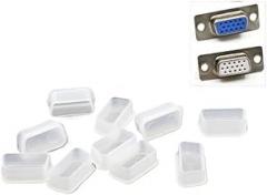 DB15 15P Parallel Port 15 Pin Male Female Wire Solder Connector Socket Plug VGA Adapter Matel Plastic Potection Shell Cover(DB15-DF-3R-5pcs)