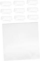 VOSAREA 12pcs Outer Sleeves for Record Clear Quality Covers for Collectors Preserve Your Records Outer Sleeves