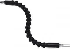 Flexible Drill bit Flexible Shaft Extension Screwdriver Drill Bit Holder Link for Electronic Drill 200/250/275/300/400mm Hex Screwdriver Soft Shaft(Length 275mm)