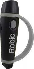 New Robic M619 Electronic Whistle/Alarm 3 Tones Volume 120 db Black, OSFA