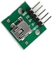 fengpeng 5pcs USB 2.0 Micro Mini A Female/Male B Connector Interface to .54mm Pin Header PCB Converter Adapter Breakout Board(Type -13)