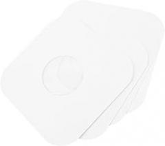 Yardwe 4pcs Static Kraft Paper Vinyl Record Sleeves Center Hole for Double-Layer Inner Sleeves for Dust and Debris Resistance for Storing and Preserving Your Records