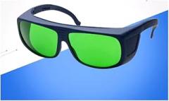 BEINME OD4+ 580-760nm, 800-1100nm Red/Infrared Laser Protective Googles 650nm/ 755nm /808nm /1064nm Laser Safety Glasses, Medium, Blue