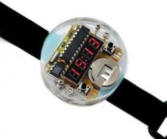 Smart Electronic Single-chip LED Watches Electronic Clock kit DIY LED Digital Watch Electronic Clock Kit with Transparent Cover
