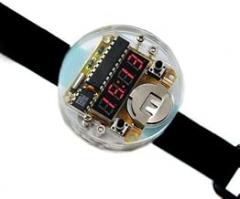 Smart Electronic Single-chip LED Watches Electronic Clock kit DIY LED Digital Watch Electronic Clock Kit with Transparent Cover