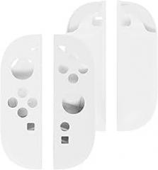 for Switch2 Handle Silicone Cover - Specially Designed for The Left and Right Handles of Switch 2, with Spray Protection Soft Cover, and All-Round Protection. (White)