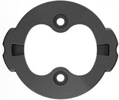 Plastic Bike Computer Mount Adapter Insert for Garmin 540 840 Featuring Fixed Base for Lightweight and Secure Device Mounting During Cycling Activities